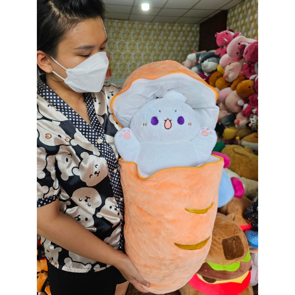 Gấu Bông Chó túi xương, thỏ túi cà rốt