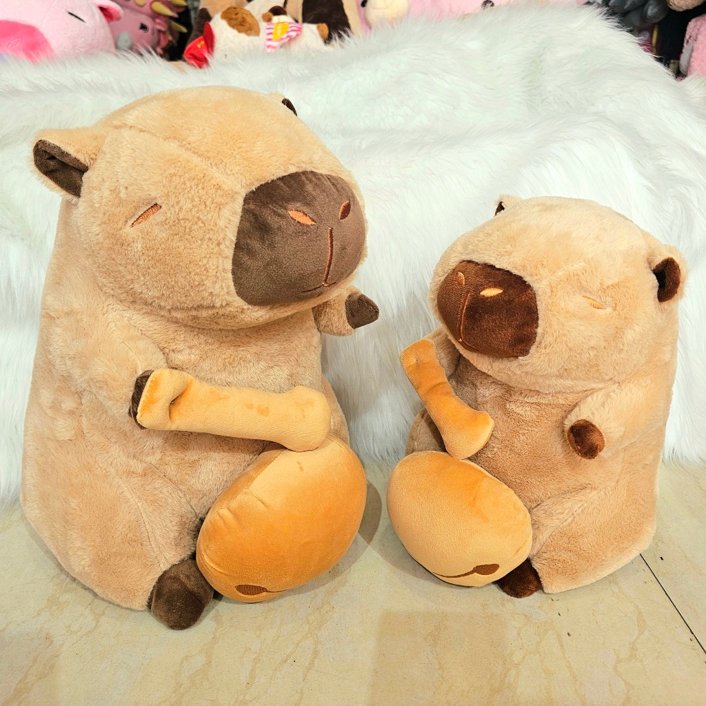 Gấu Bông Capybara Gõ Mõ
