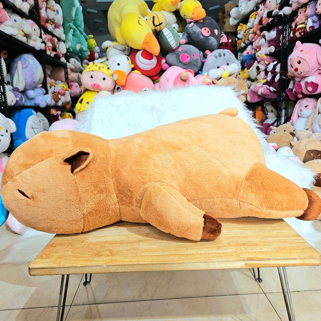 Gấu Bông Capybara Nằm Chảy Nước Mũi