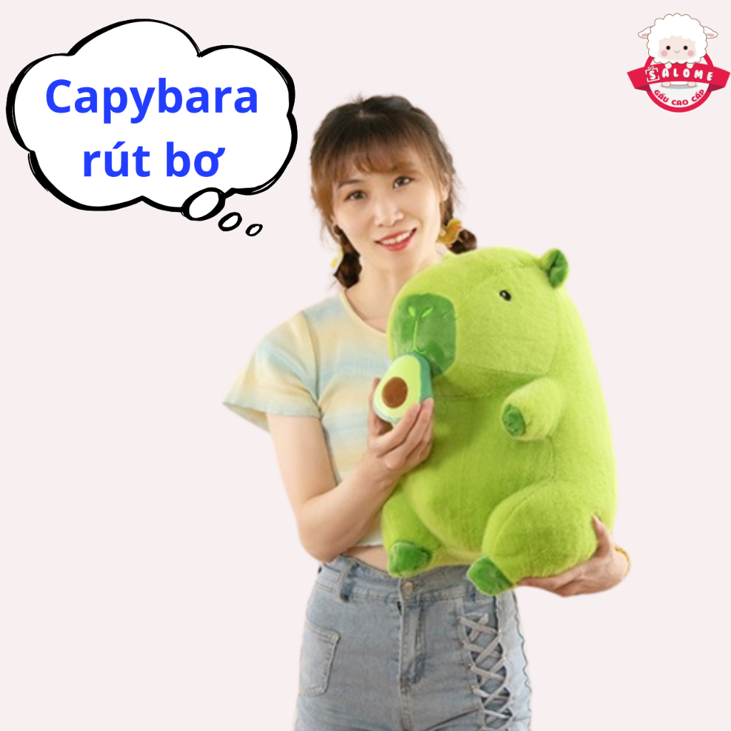 Gấu Bông Capybara Rút Bơ