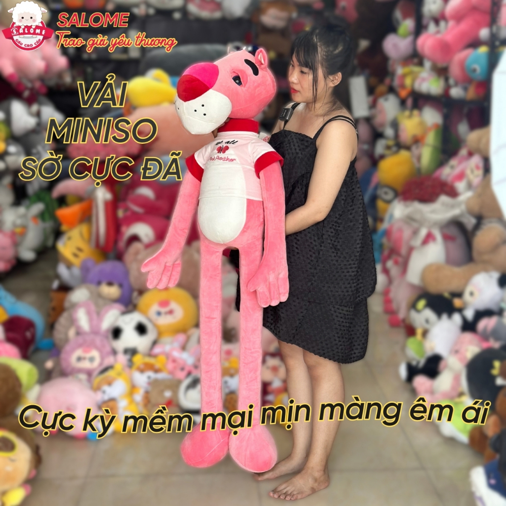 Gấu Bông Báo Hồng Pink Panther
