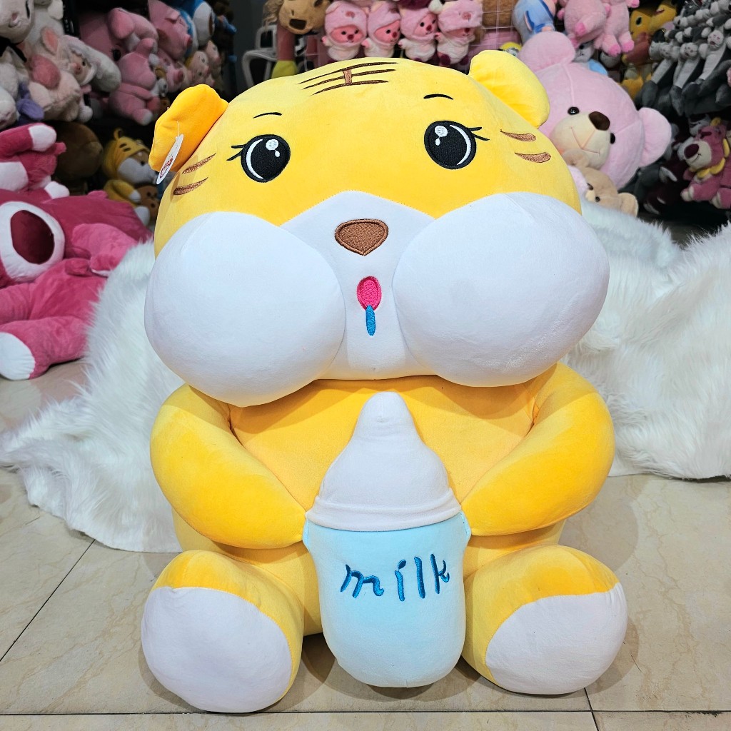 Gấu Bông Hổ Ôm Bình Sữa