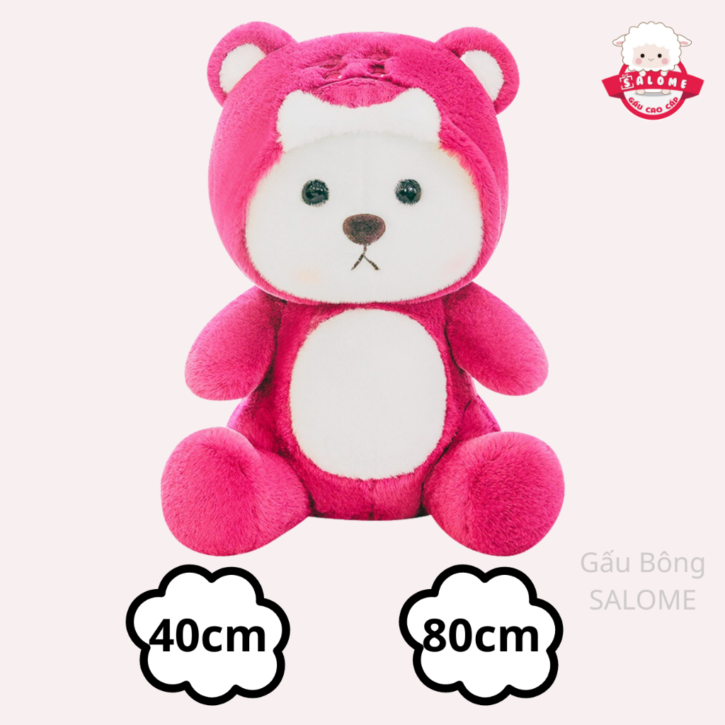 Gấu Bông Lena Ngồi Đội Mũ Lotso