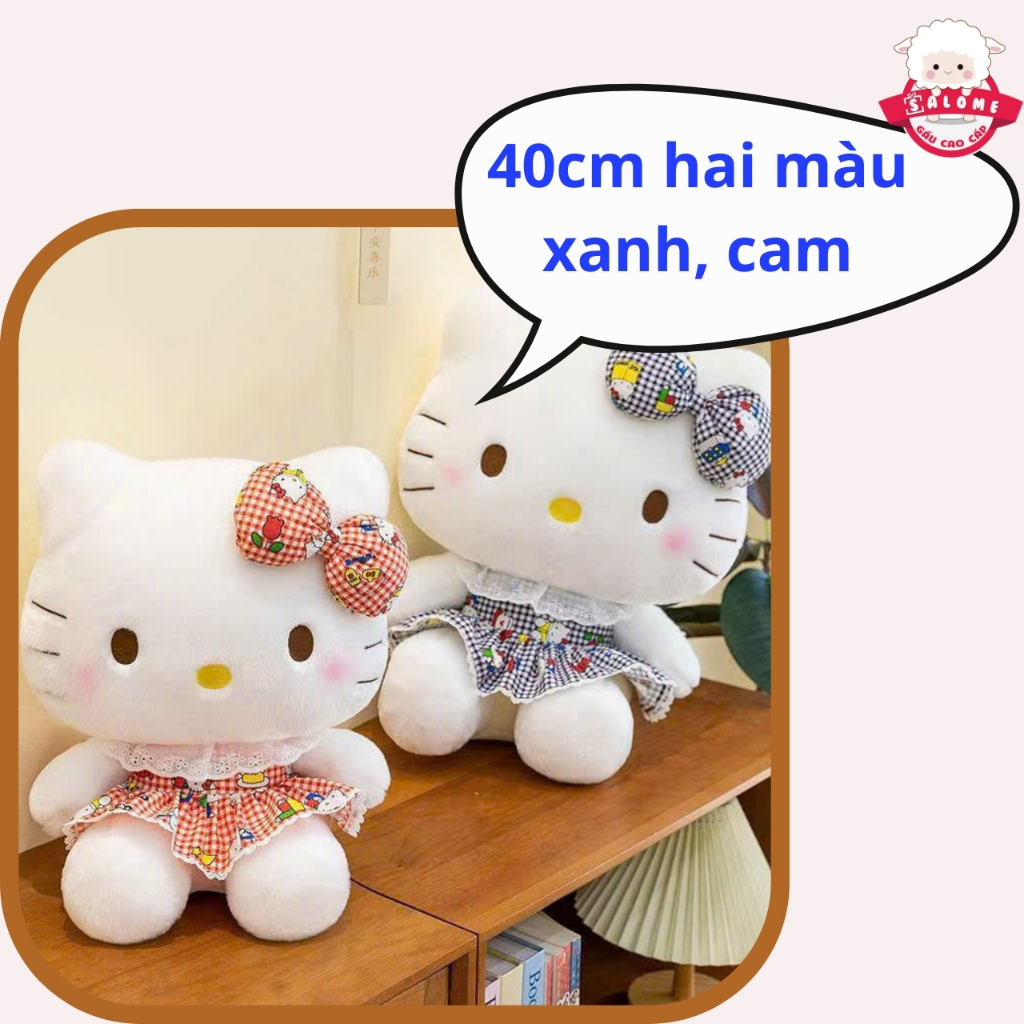 Gấu Bông Hello Kitty Mặc Váy