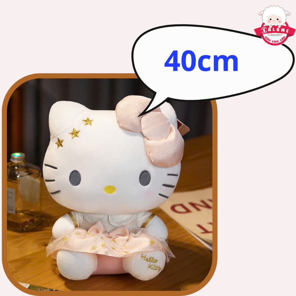 Gấu Bông Hello Kitty Mặc Váy