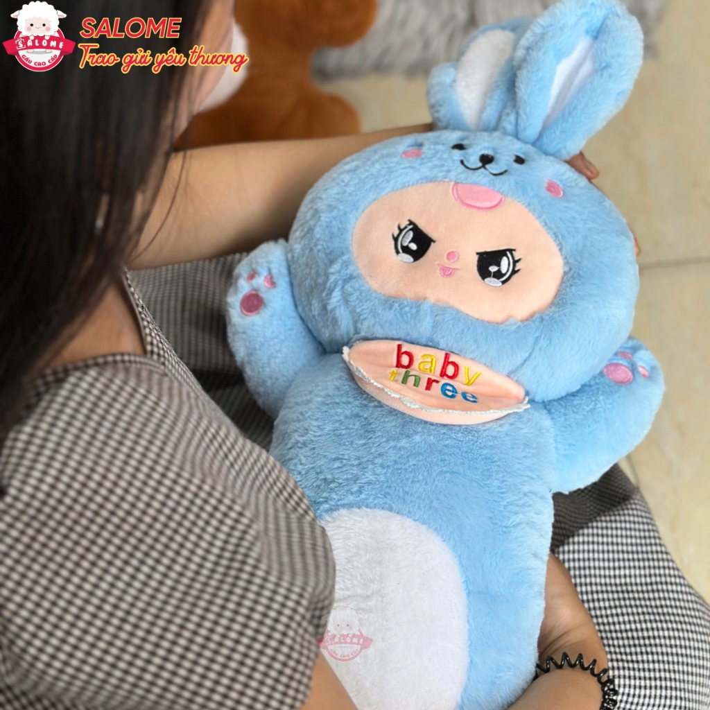 Gấu bông Baby Three Thỏ bé ba đứng