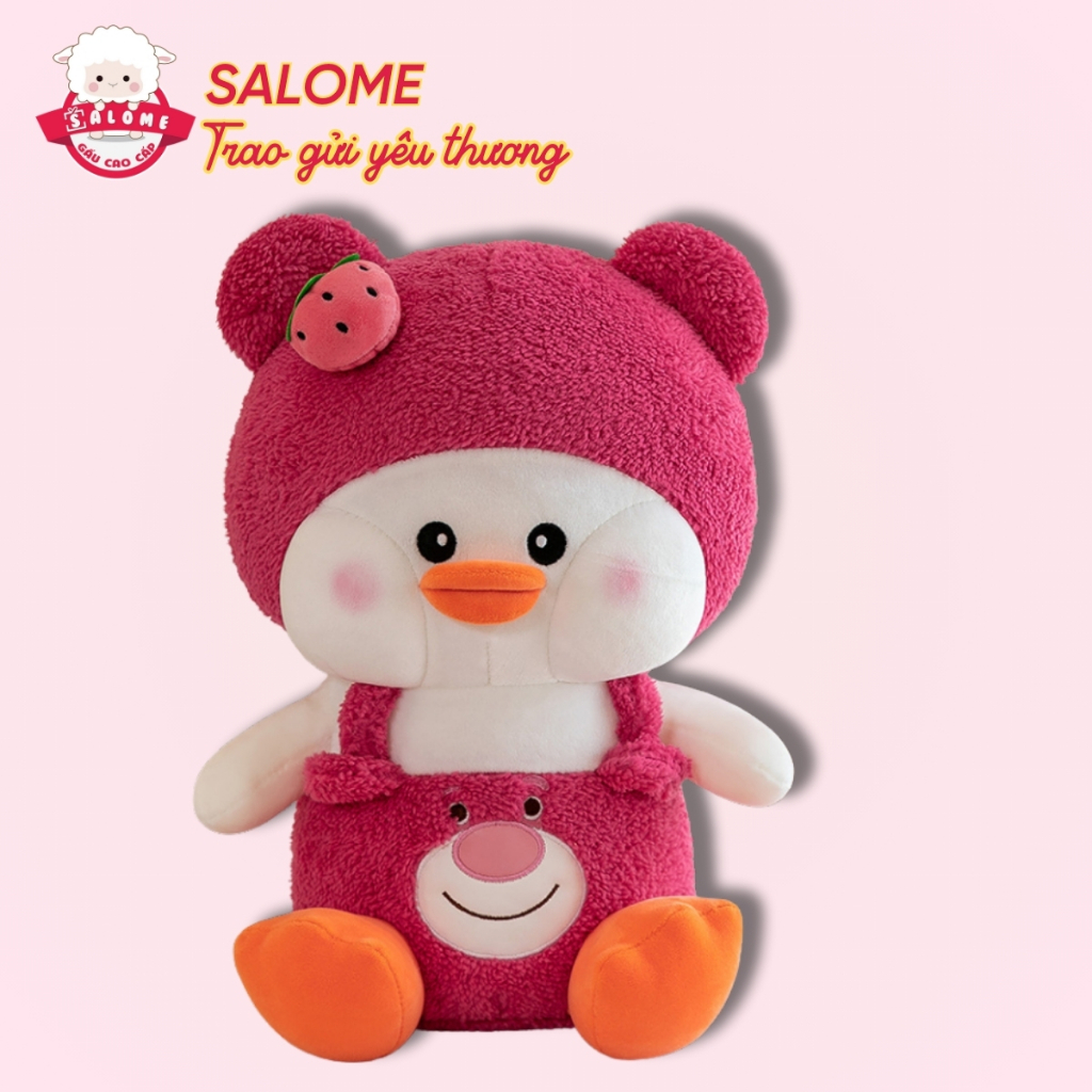 Gấu Bông Con Vịt  Mặc Yếm Dâu