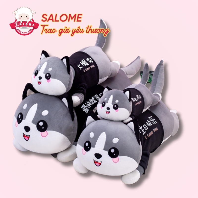 Gấu Bông Mèo Bông Alaska Mặc Áo