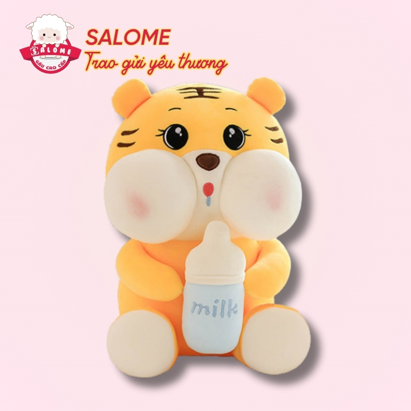 Gấu Bông Hổ Ôm Bình Sữa