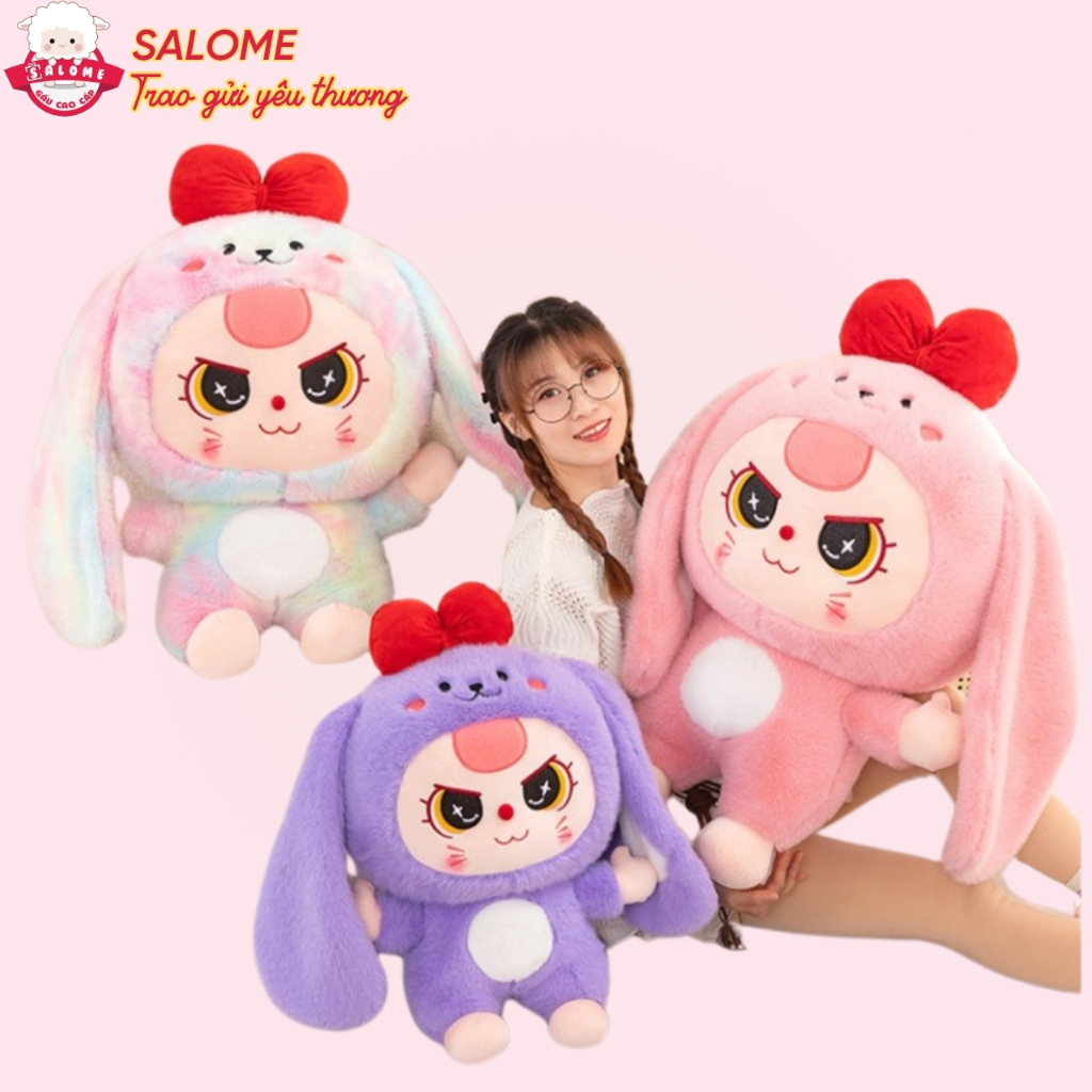 Gấu bông baby three tai dài