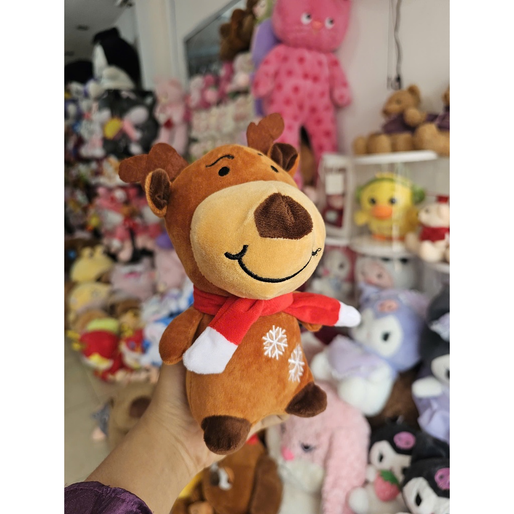 Gấu Bông Ông Bà Gìa Noel, Tuần Lộc Đứng Ngồi, Người Tuyết SALOME, Qùa Tặng Đồ Chơi Cho Bé Cao Cấp Trang Trí Giasng Sinh