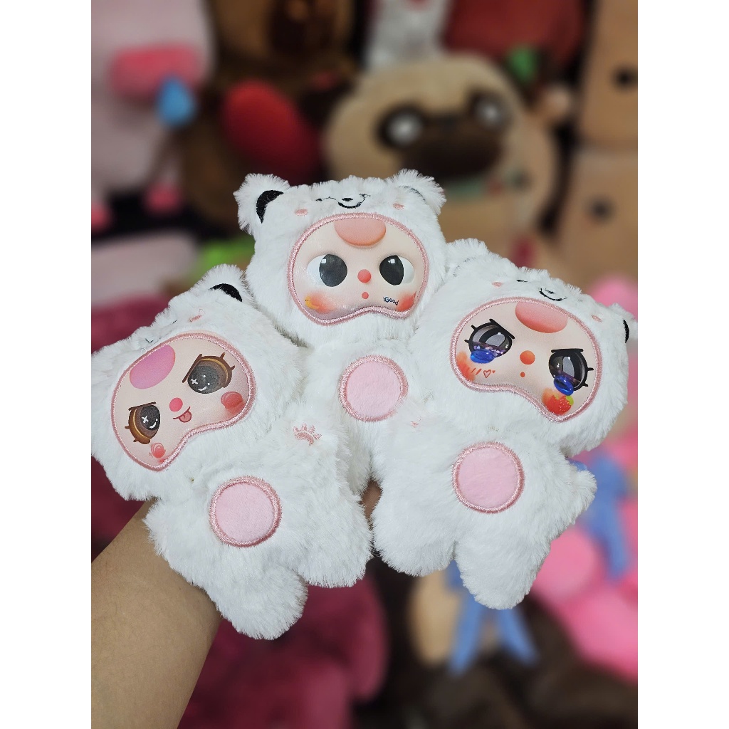 Gấu bông móc khóa Baby Three mặt in 3D