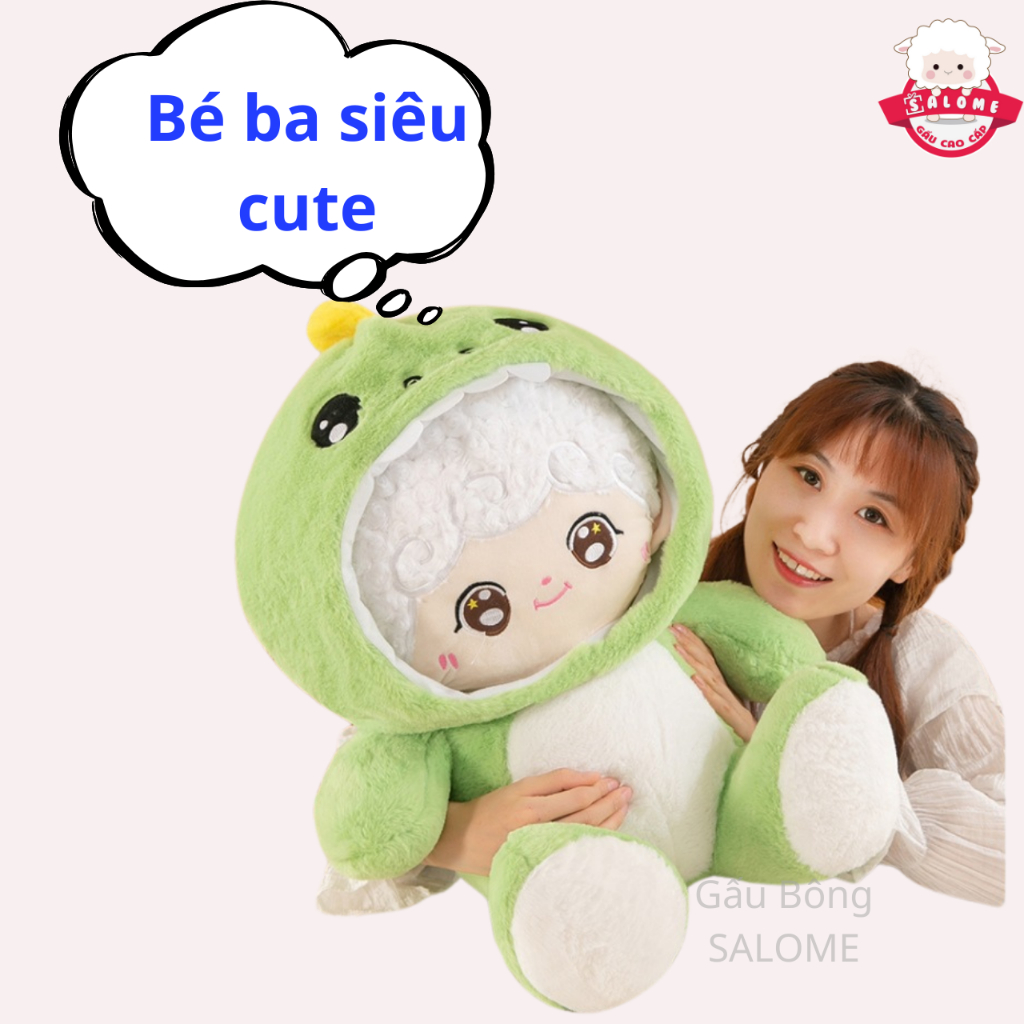 Gấu bông baby three cosplay