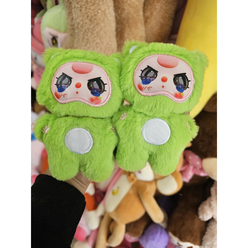 Gấu bông móc khóa Baby Three mặt in 3D