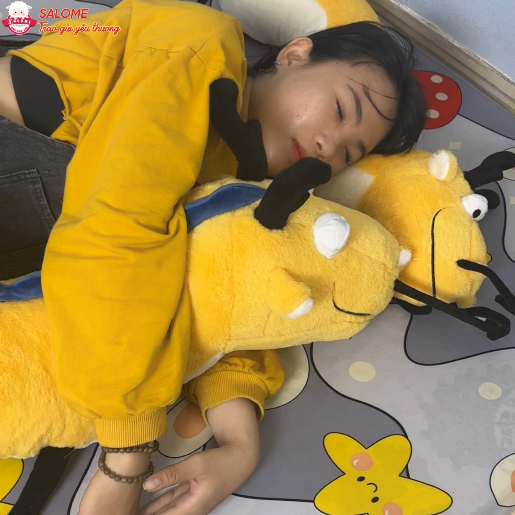 Gấu bông rồng nằm cong