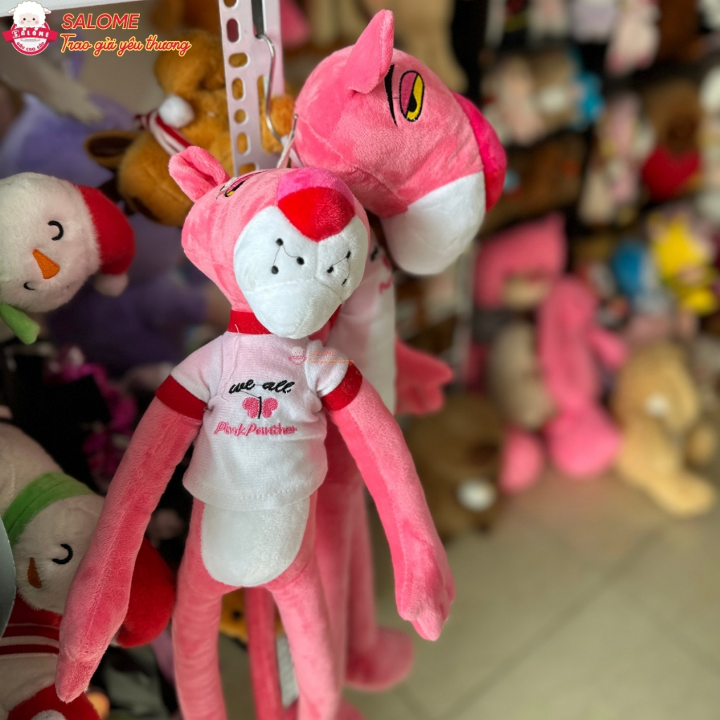 Gấu Bông Báo Hồng Pink Panther