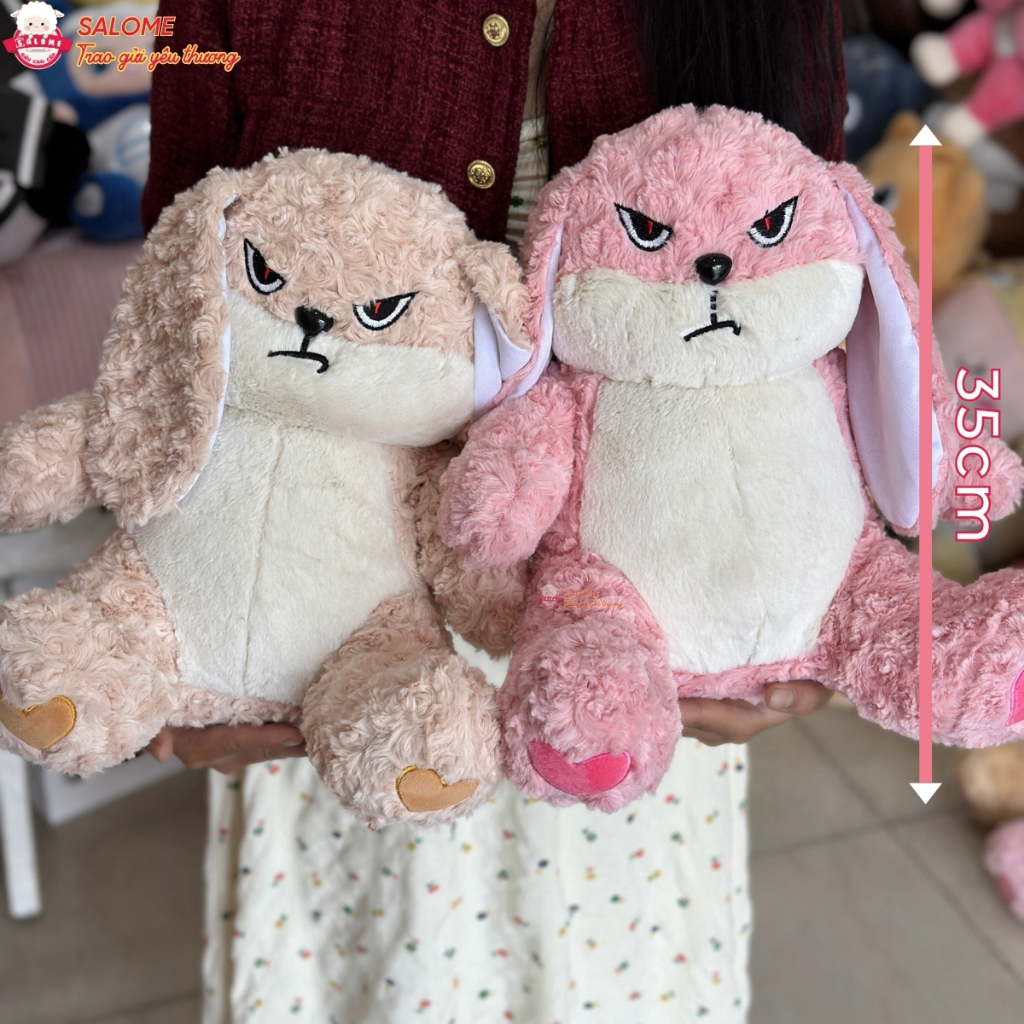 Gấu bông thỏ giận dữ, Thỏ mặt quạu