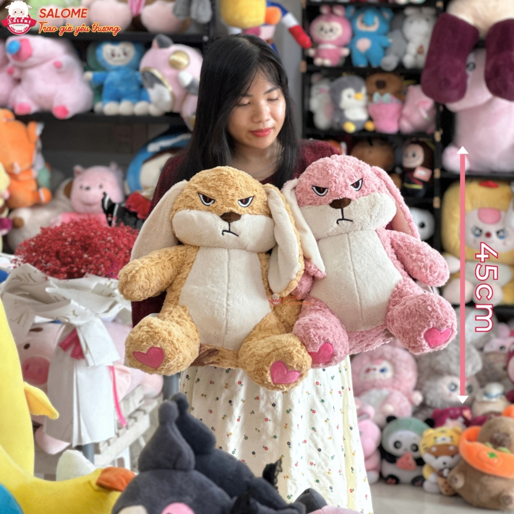 Gấu bông thỏ giận dữ, Thỏ mặt quạu