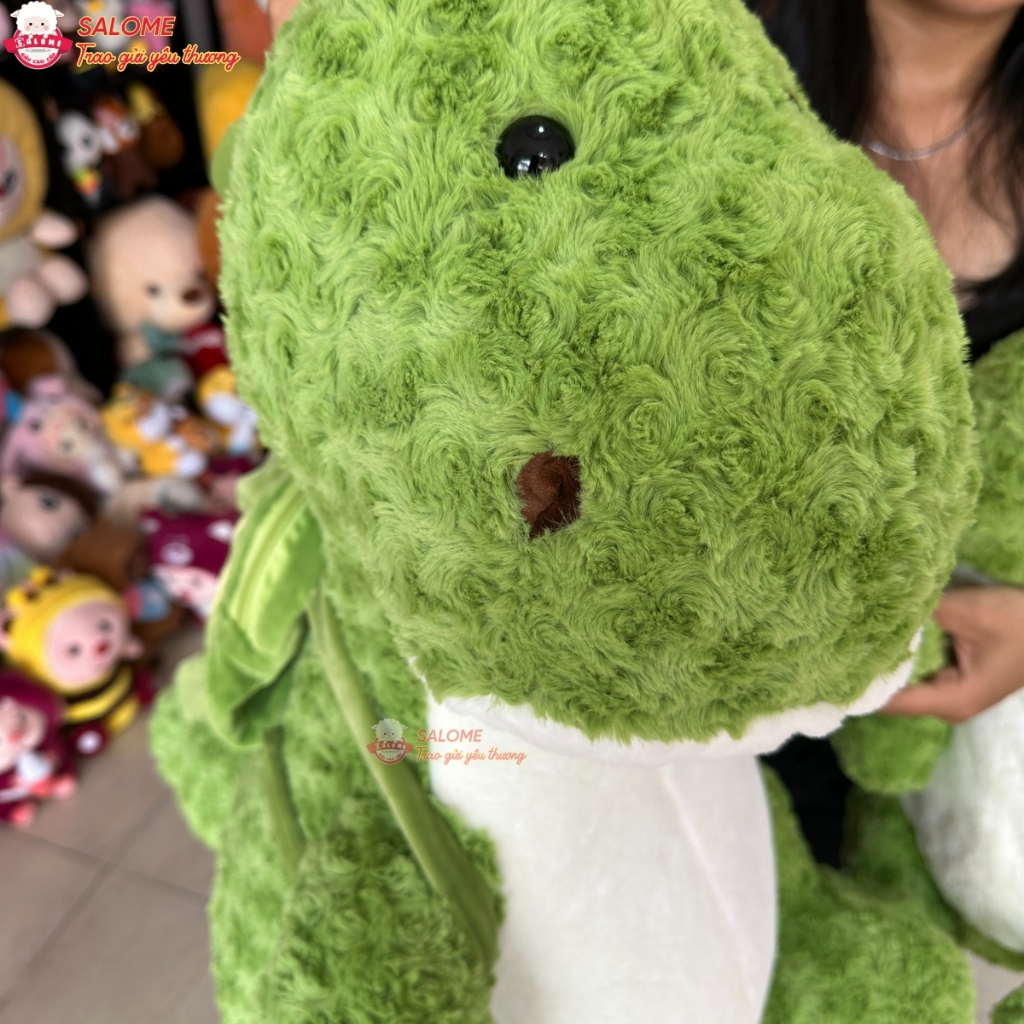 Gấu Bông Khủng Long Xanh Đeo Balo Bơ