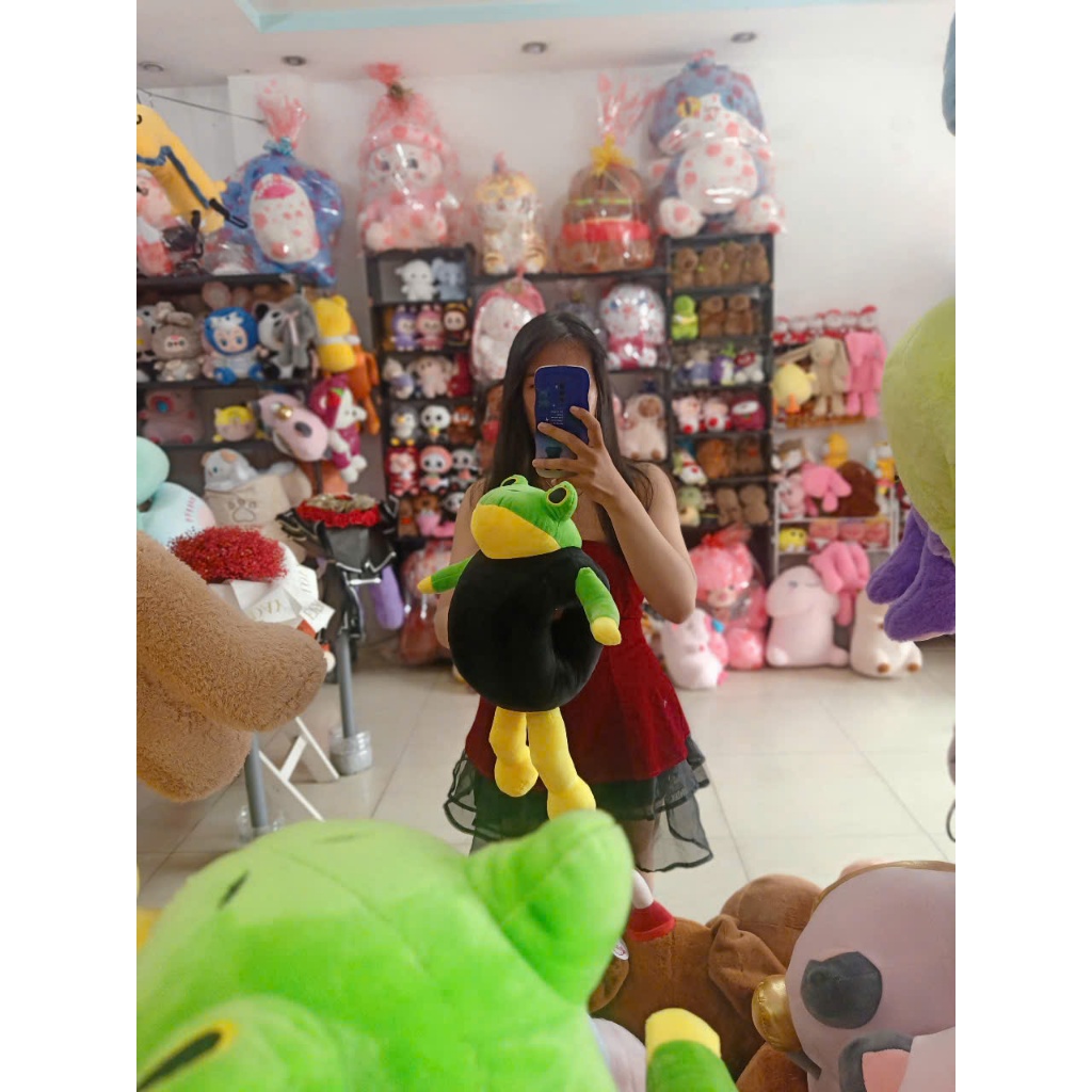 Gấu Bông Ếch Lốp Xe