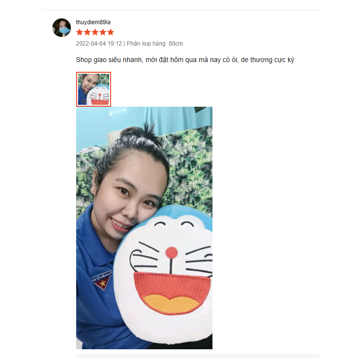 Gấu Bông Doraemon Nằm