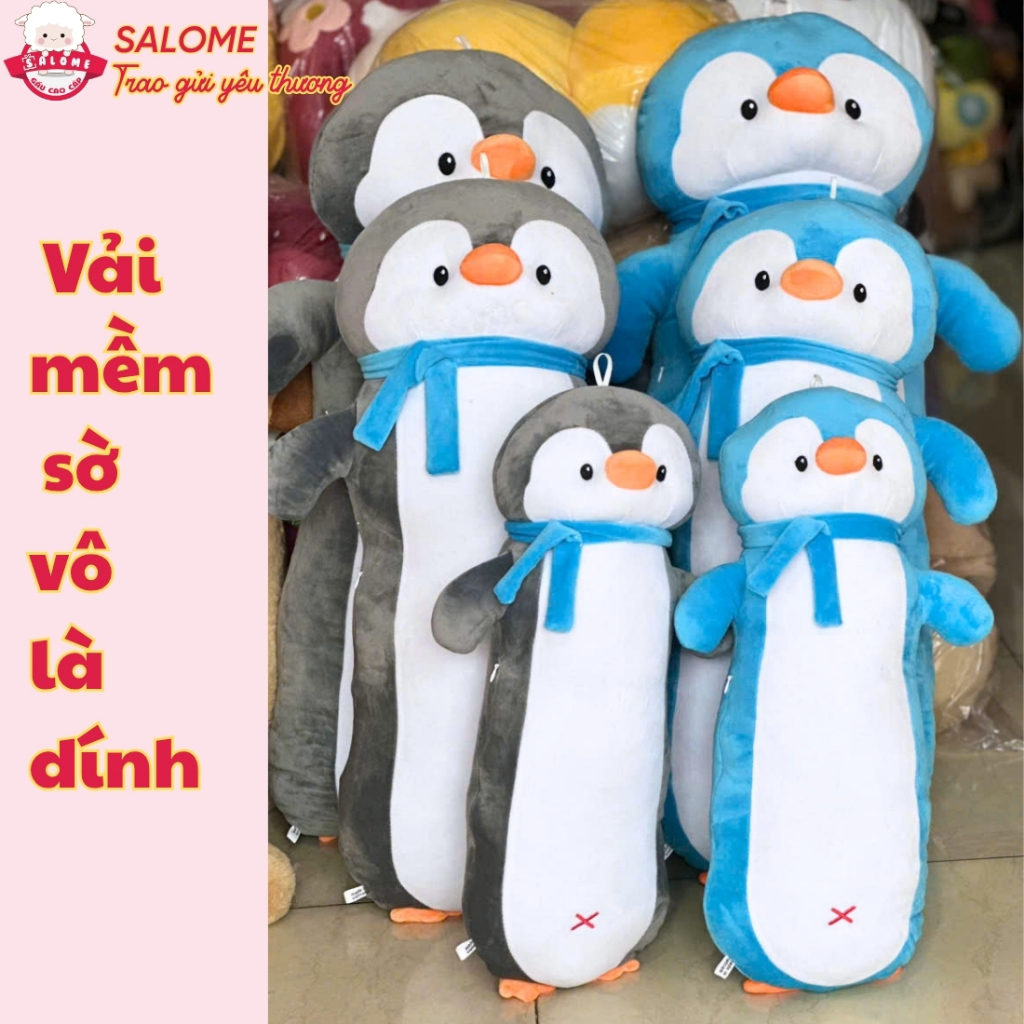 Gấu Bông Chim Cánh Cụt Quàng Khăn
