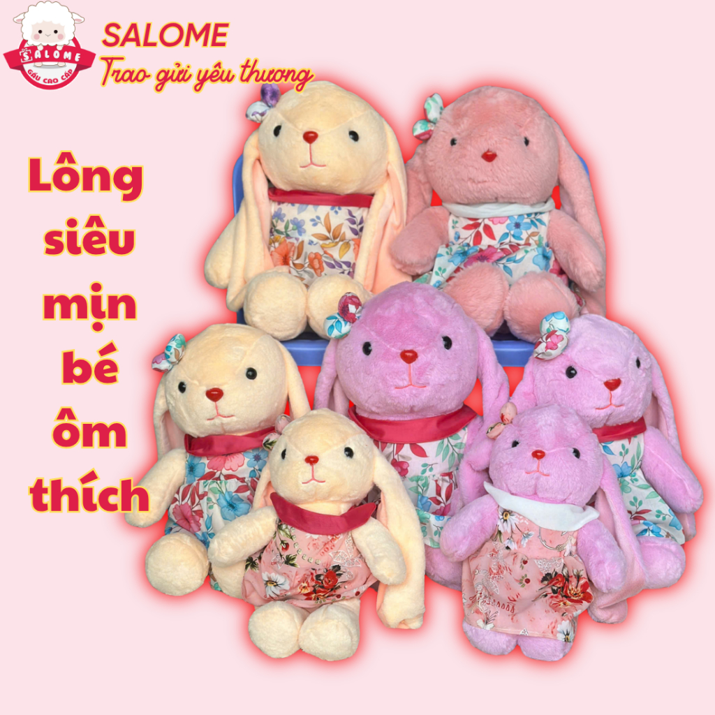 Gấu Bông Thỏ Jellycat mặc váy