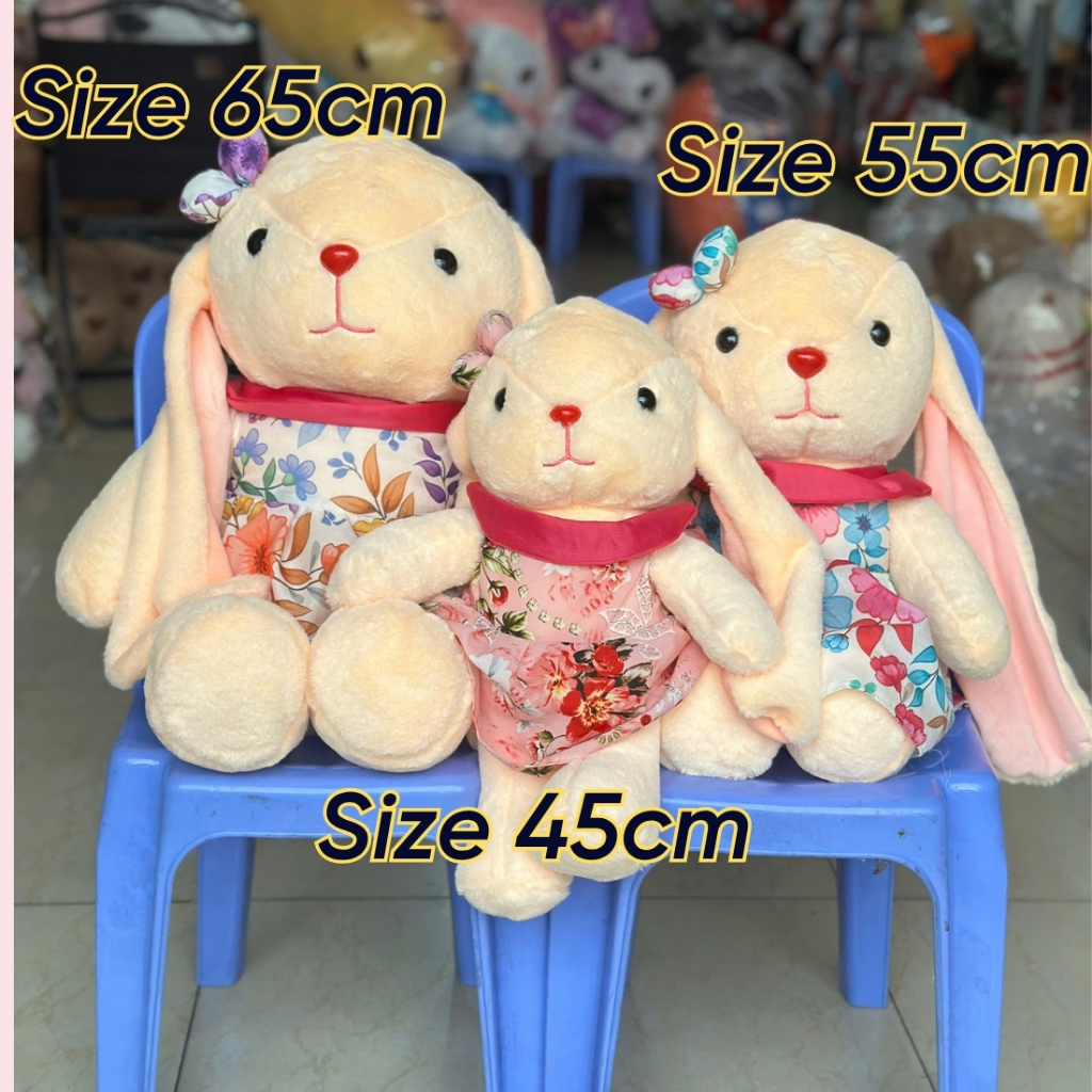Gấu Bông Thỏ Jellycat mặc váy