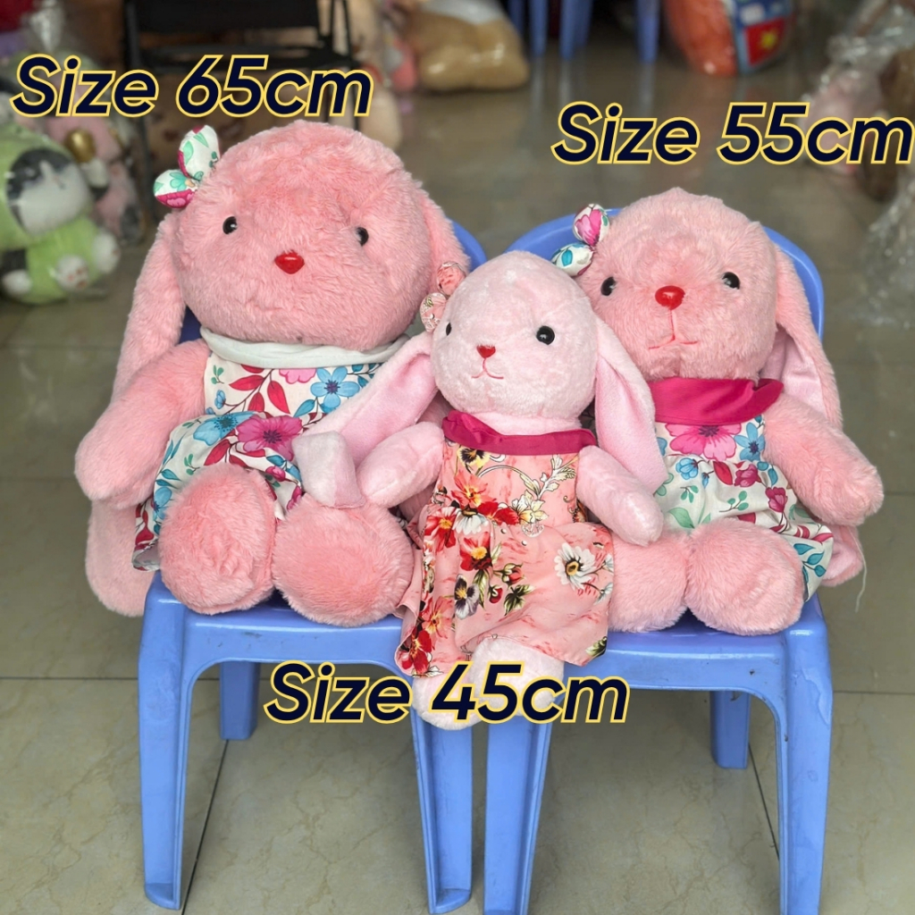 Gấu Bông Thỏ Jellycat mặc váy