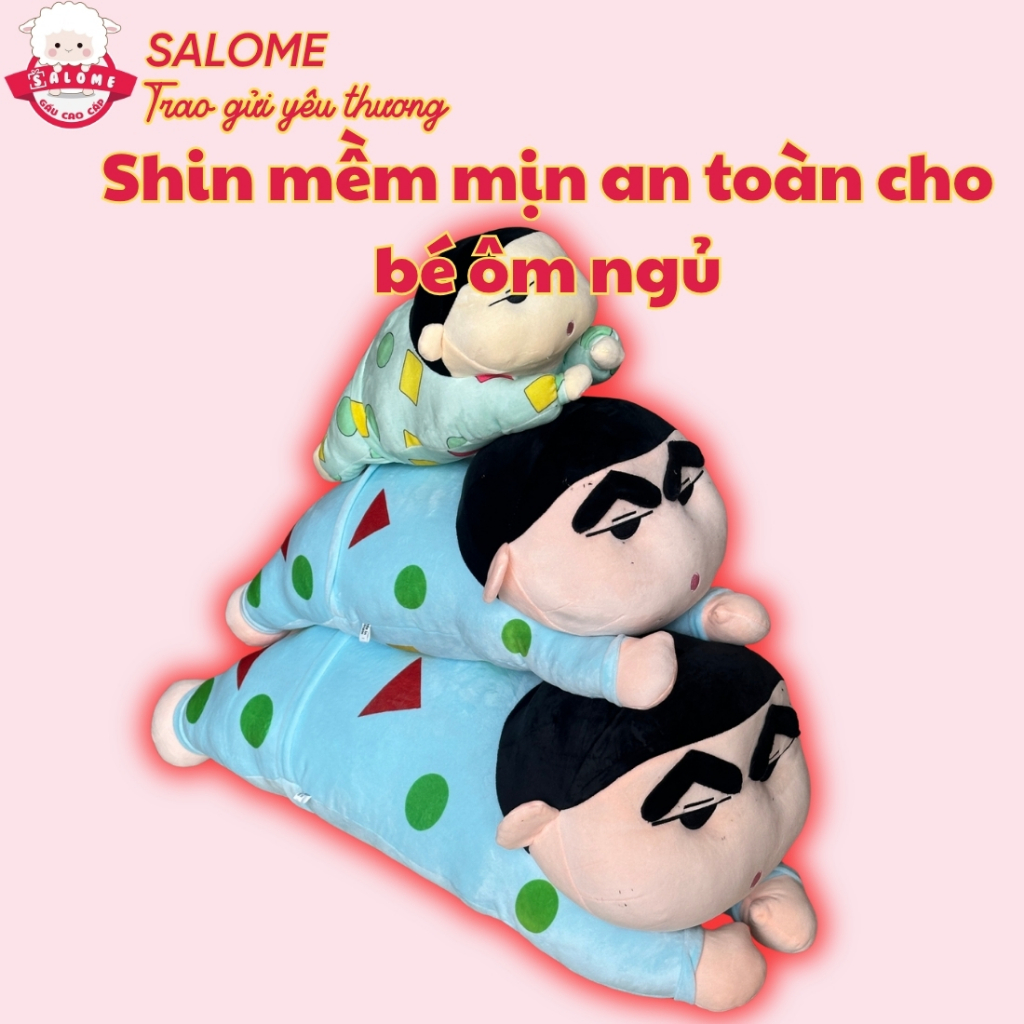 Gấu bông Cushin áo ngủ cu shin cậu bé bút chì