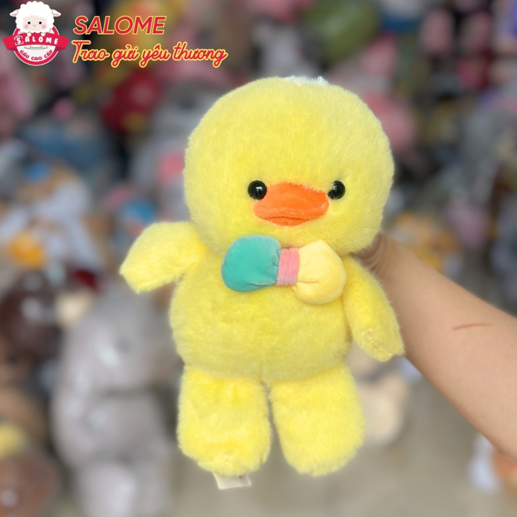 Gấu Bông Nhỏ Chó mèo đeo nơ dễ thương Size 22cm TPHCM SALOME thú bông mini Cho Bé Trai Bé Gái