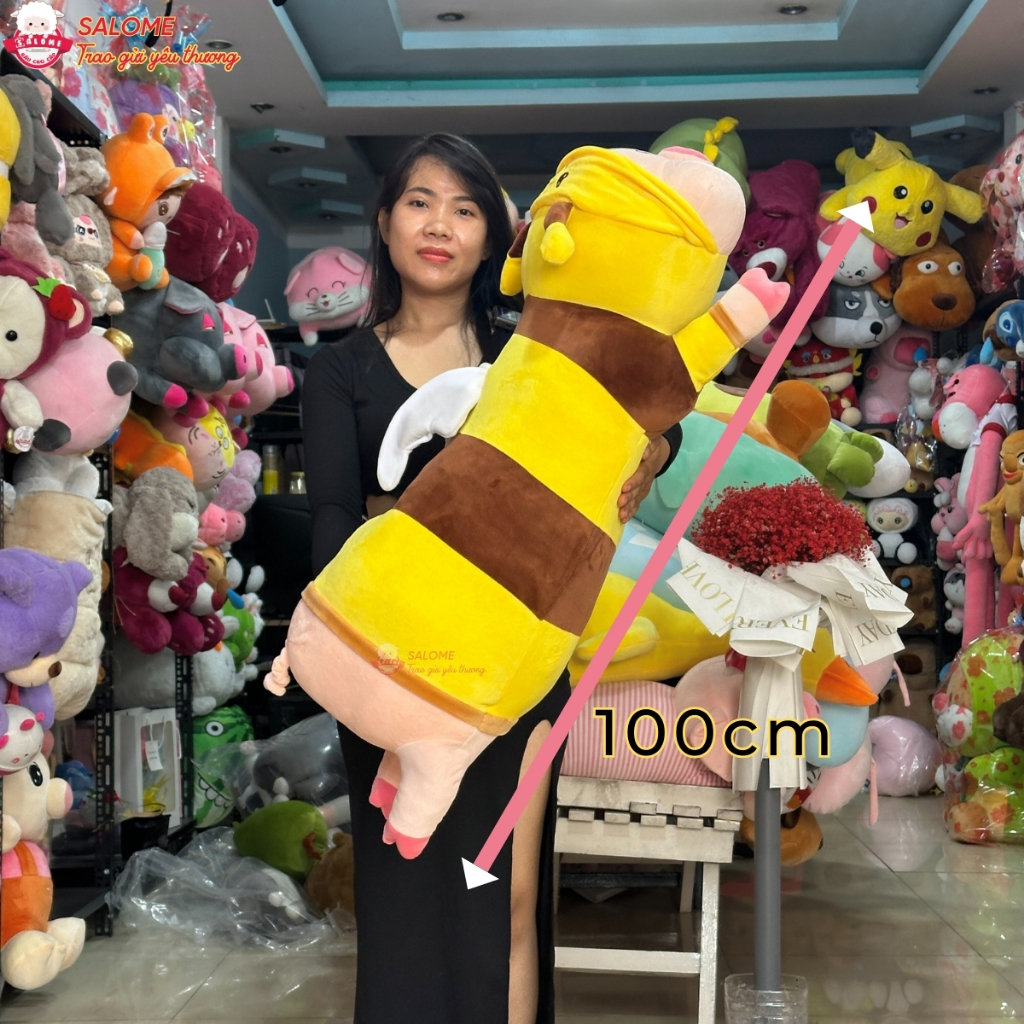 Gấu Bông Heo Ong Vàng