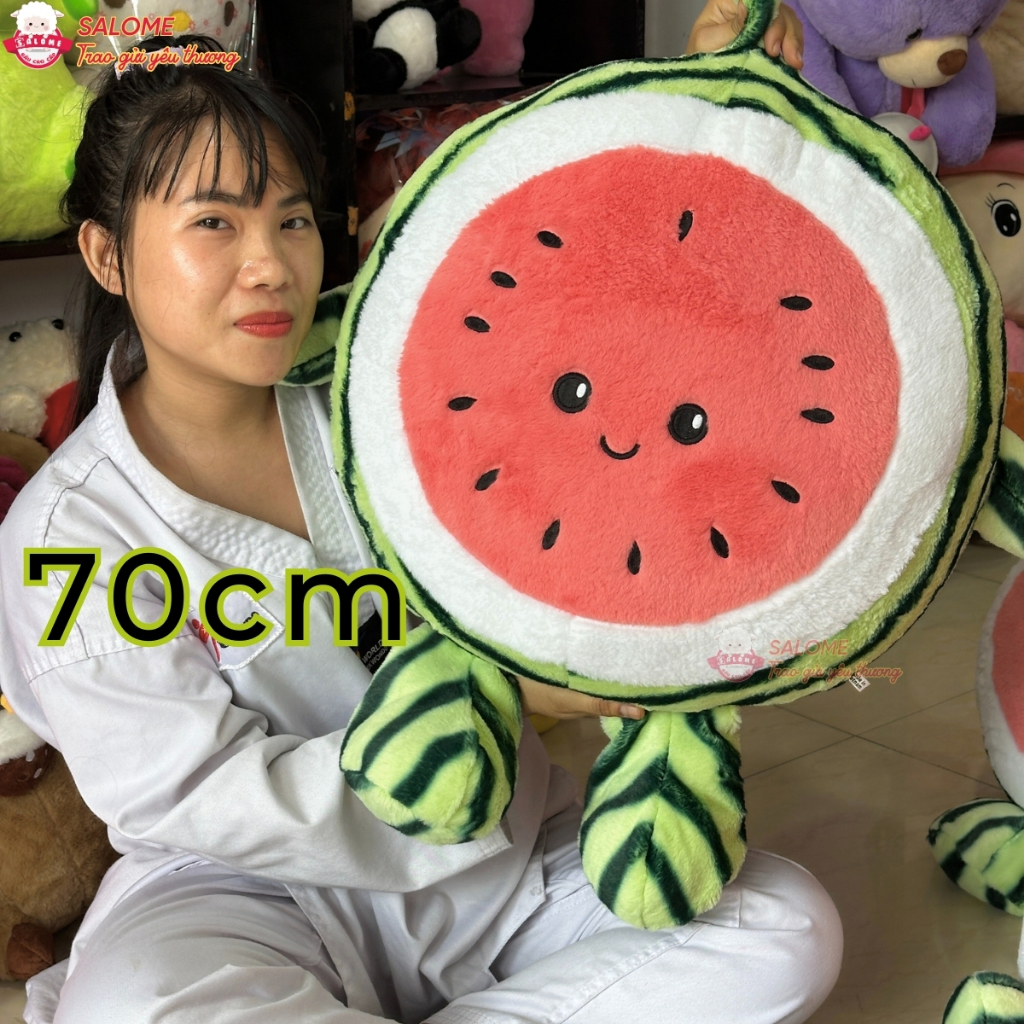 Gấu bông dưa hấu chạy bộ