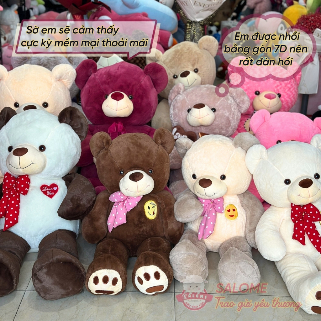 Gấu bông tedđy ôm trà sữa