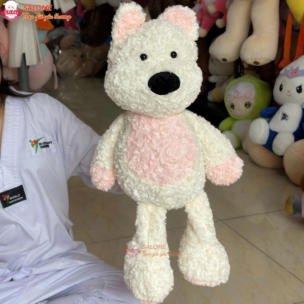 Gấu bông ếch chạy bộ