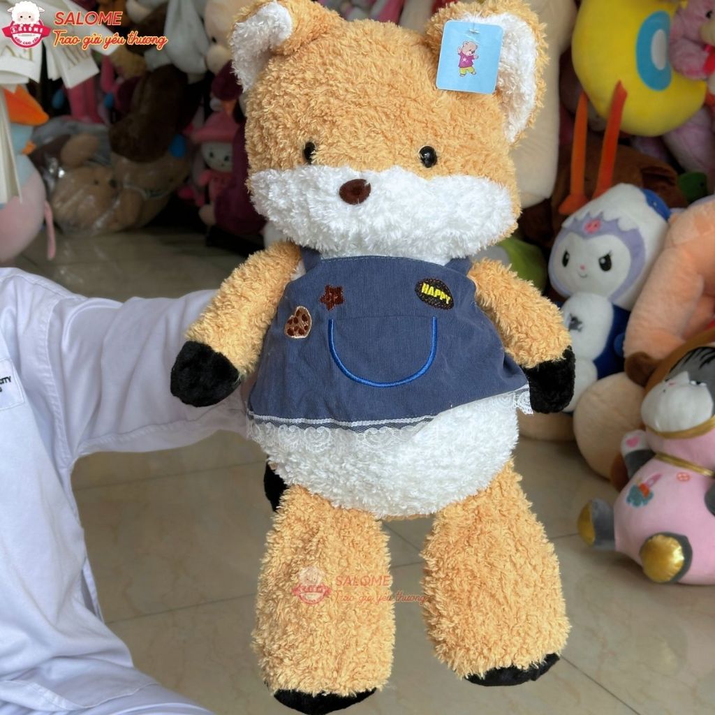 Gấu bông ếch chạy bộ