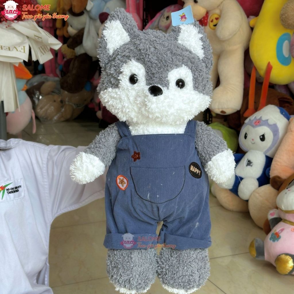Gấu bông ếch chạy bộ
