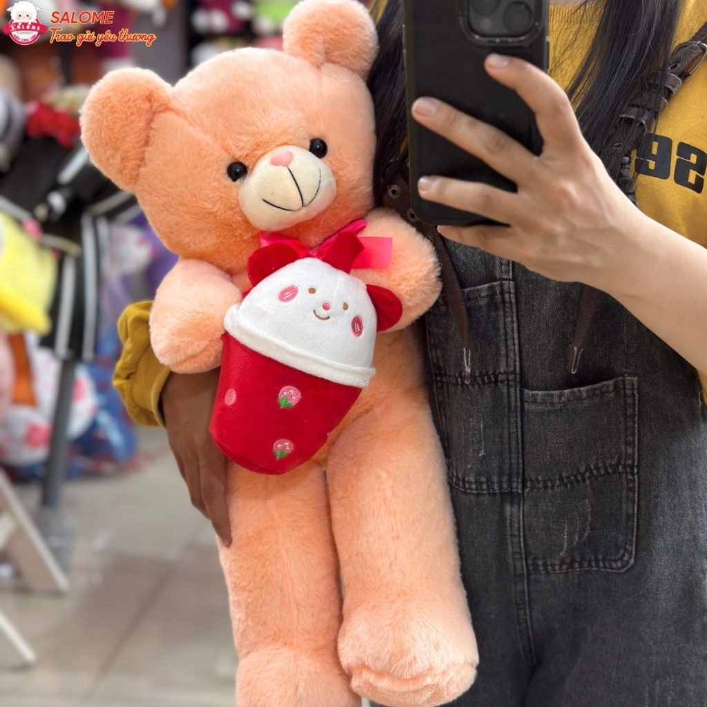 Gấu bông teddy xù mì áo thun, teddy mini nhỏ cho bé