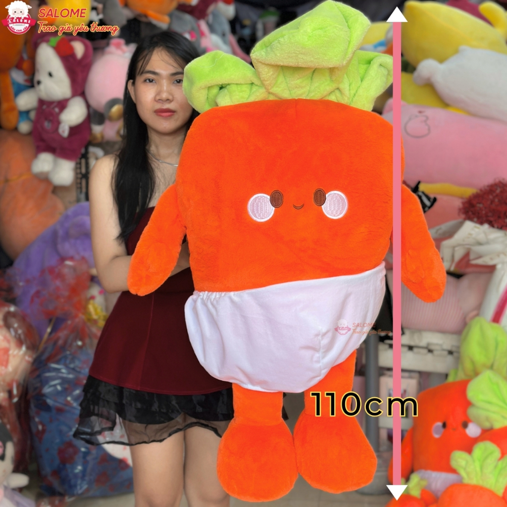 Gấu Bông Cà Rốt Mặc Bỉm