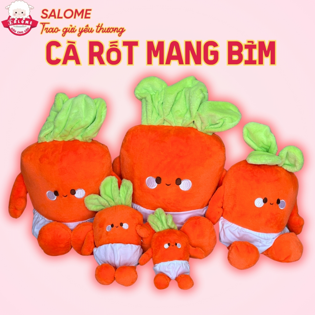 Gấu Bông Cà Rốt Mặc Bỉm