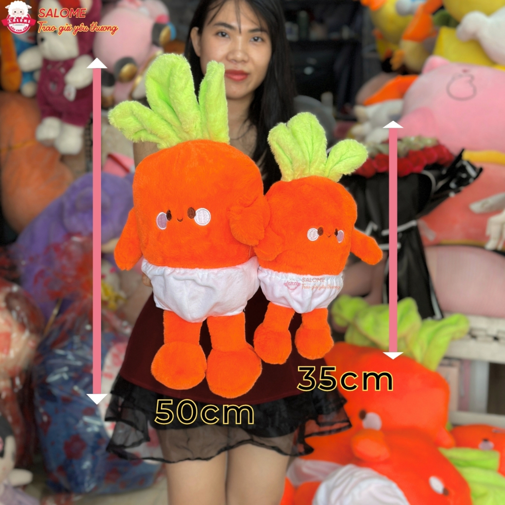 Gấu Bông Cà Rốt Mặc Bỉm