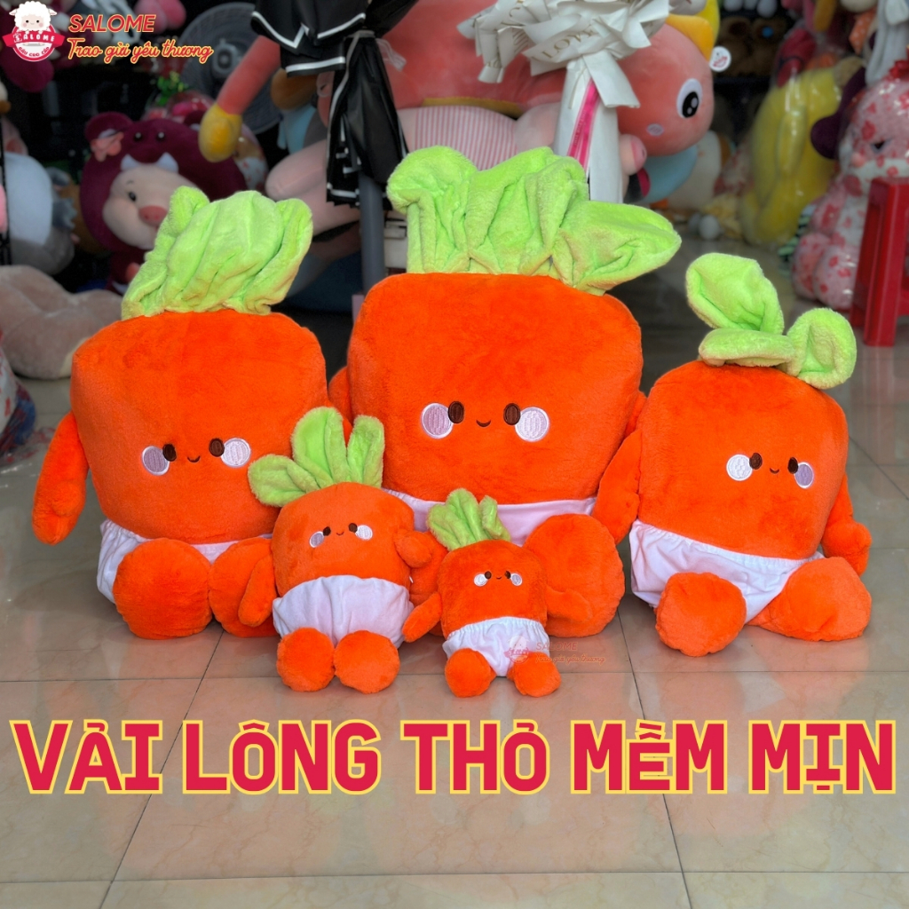Gấu Bông Cà Rốt Mặc Bỉm