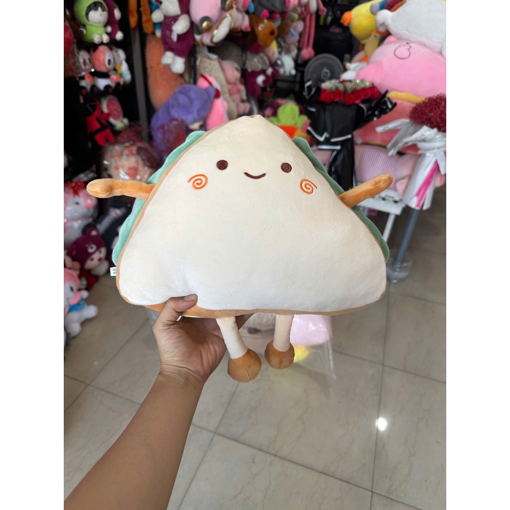 Gấu Bông Bánh Mì Sandwich Tam Giác