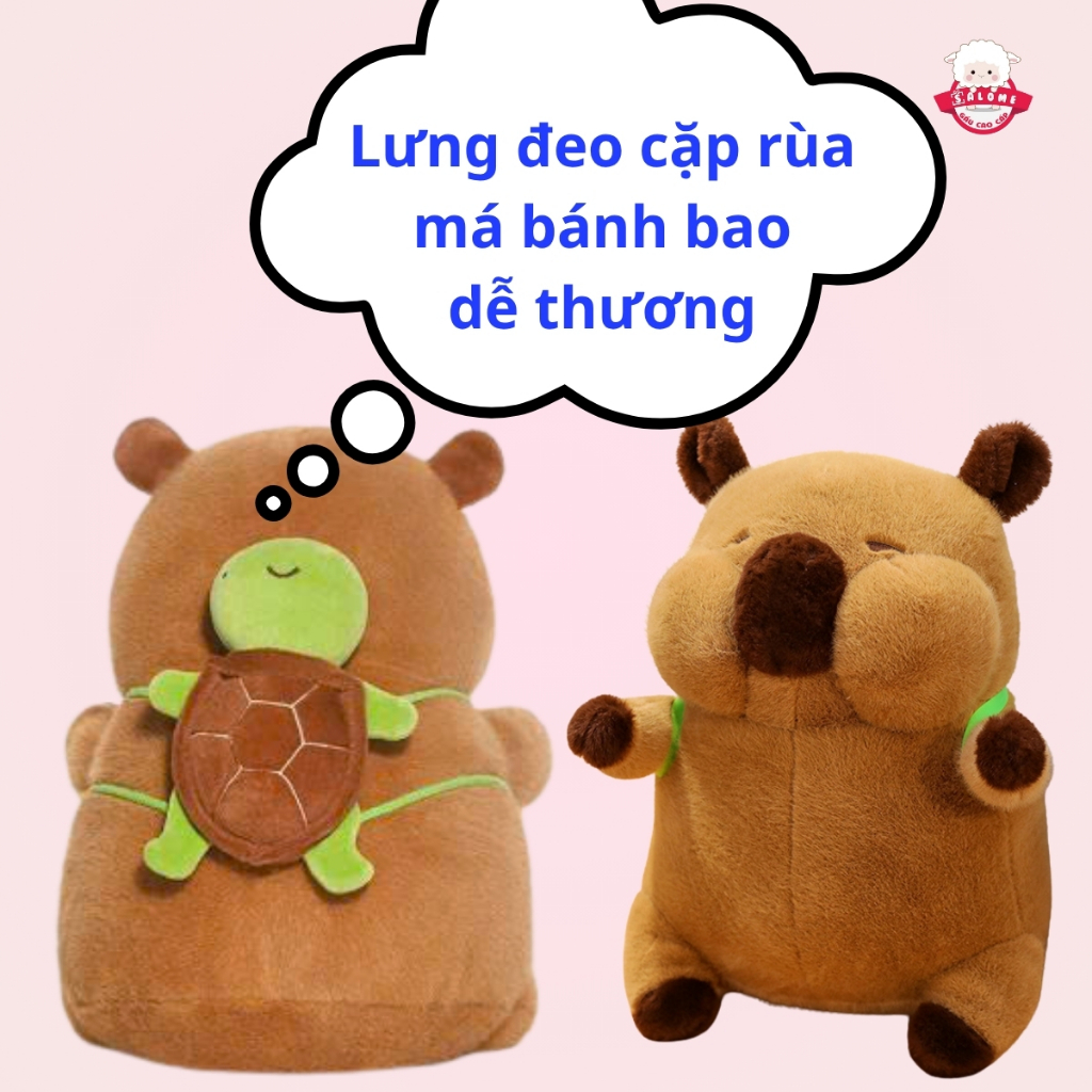 Gấu Bông Chuột Capybara Má Phồng