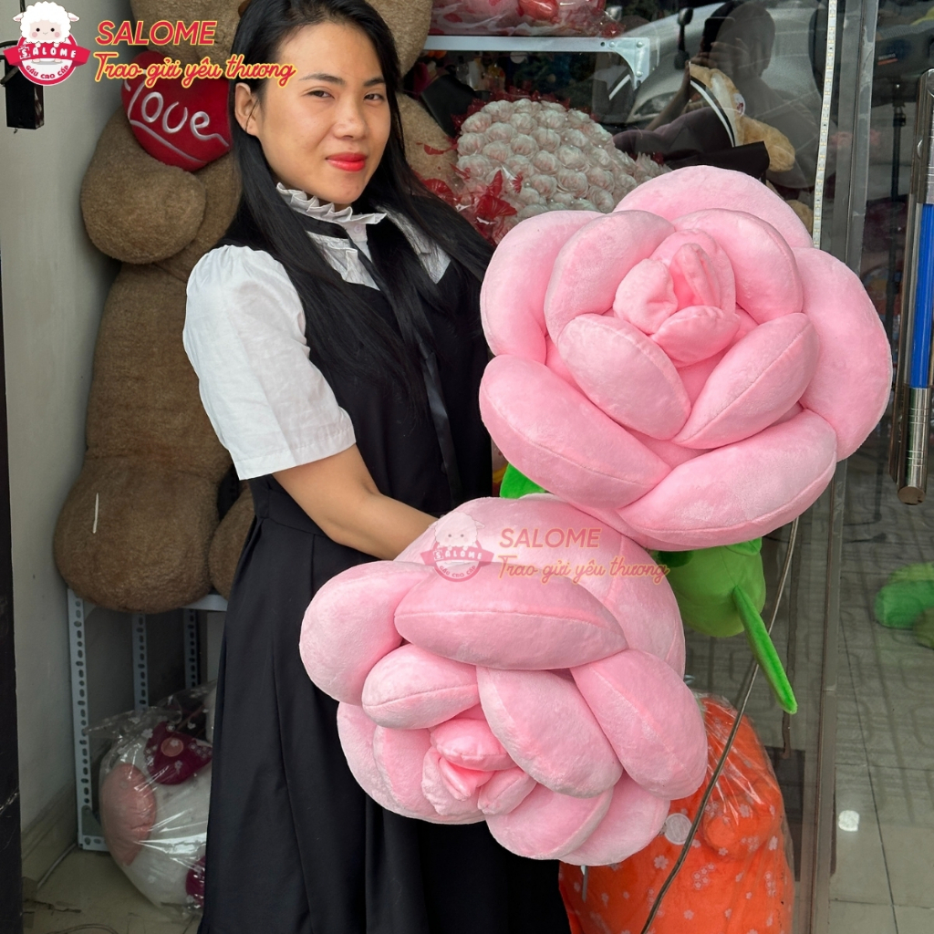 Gấu bông hoa hồng nhiều màu