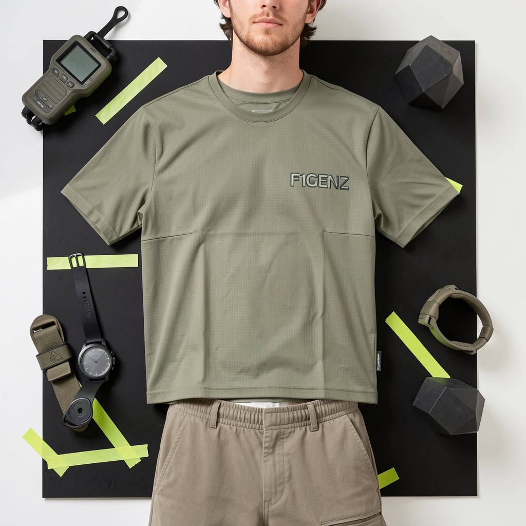 Áo thun techwear quai bản nhỏ F1GENZ 05