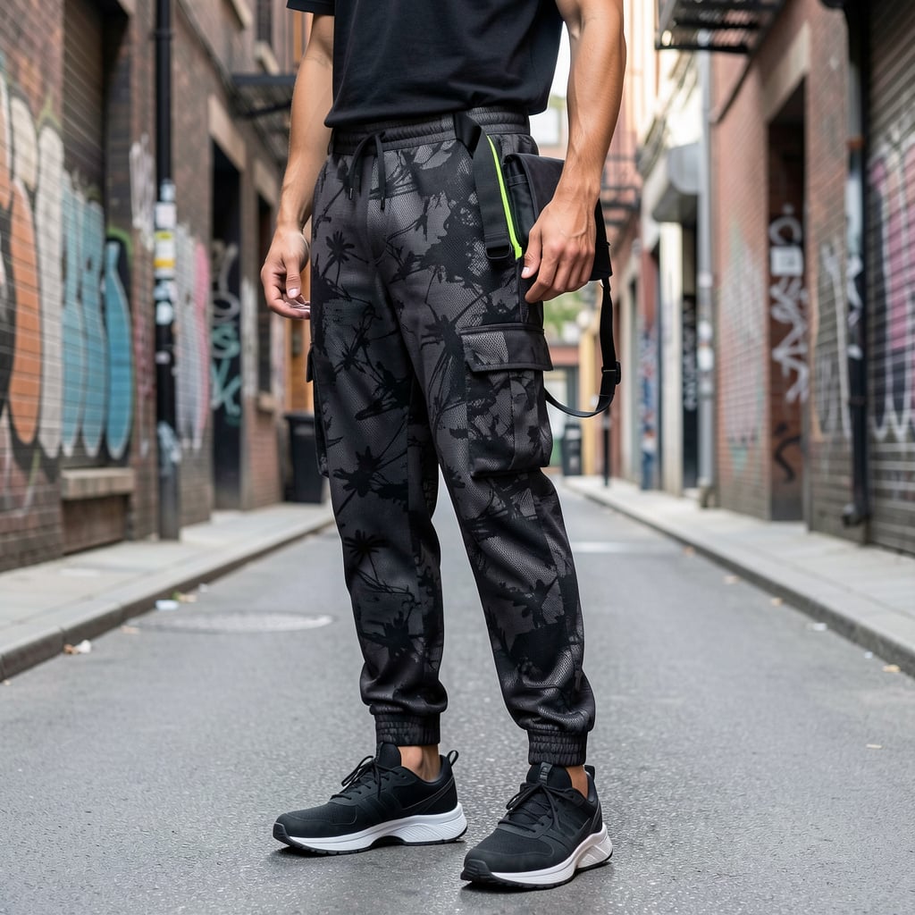Quần jogger utility đường may nổi F1GENZ 23