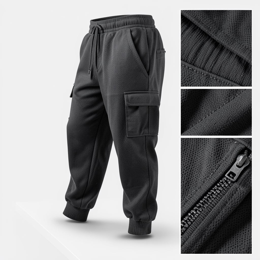 Quần jogger utility đường may nổi F1GENZ 23