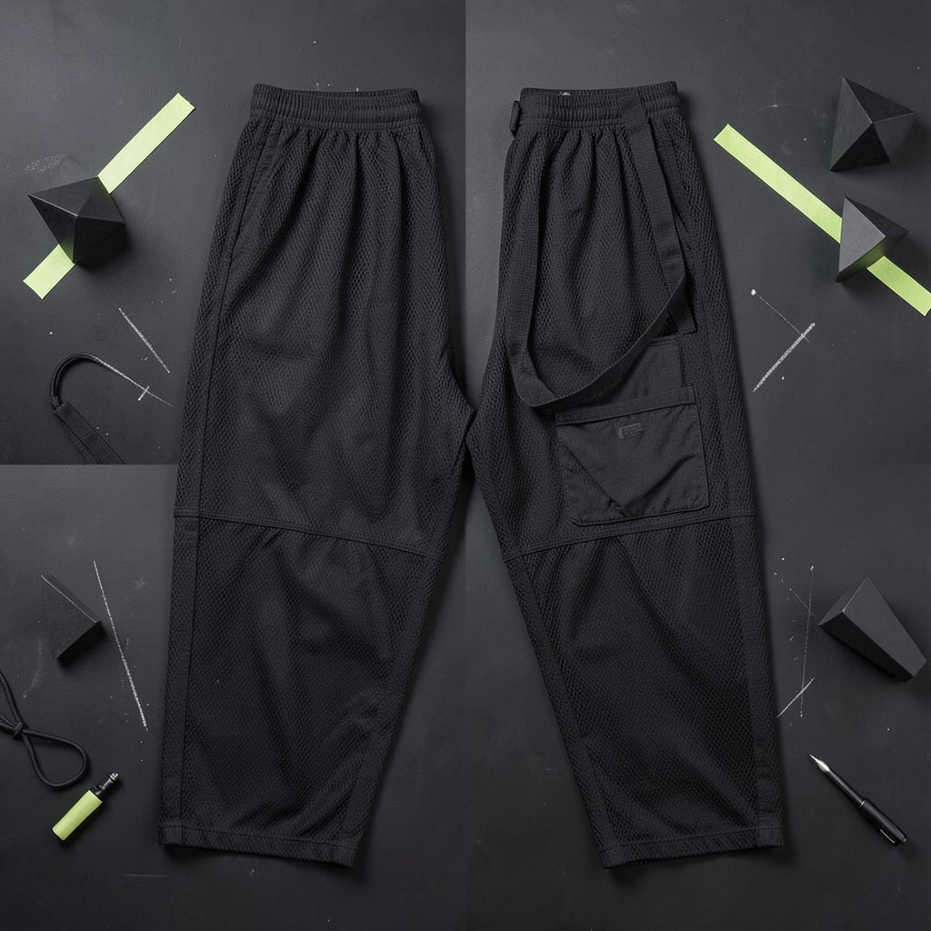 Quần parachute đường may nổi F1GENZ 07