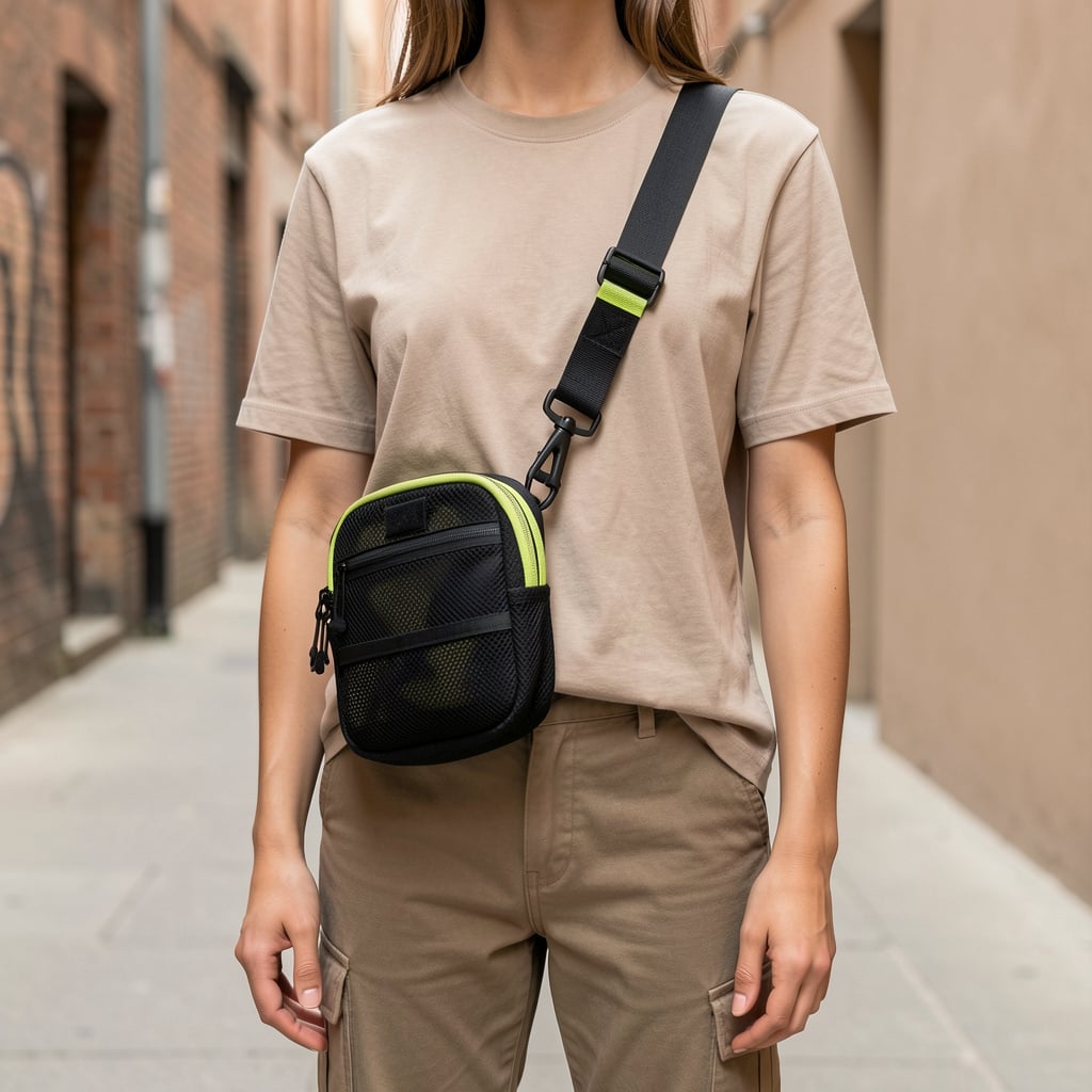 Túi crossbody tactical khóa kim loại F1GENZ 11